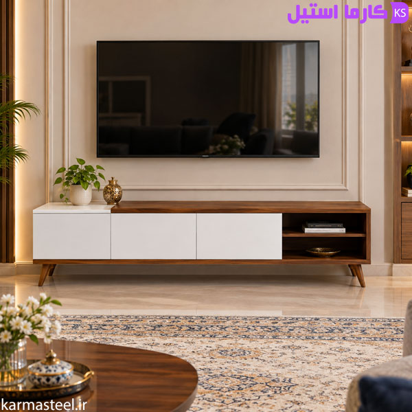میز تلویزیون کد T6 تمام ام دی اف (MDF)