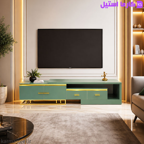 میز تلویزیون مدل افرا در محیط خانه