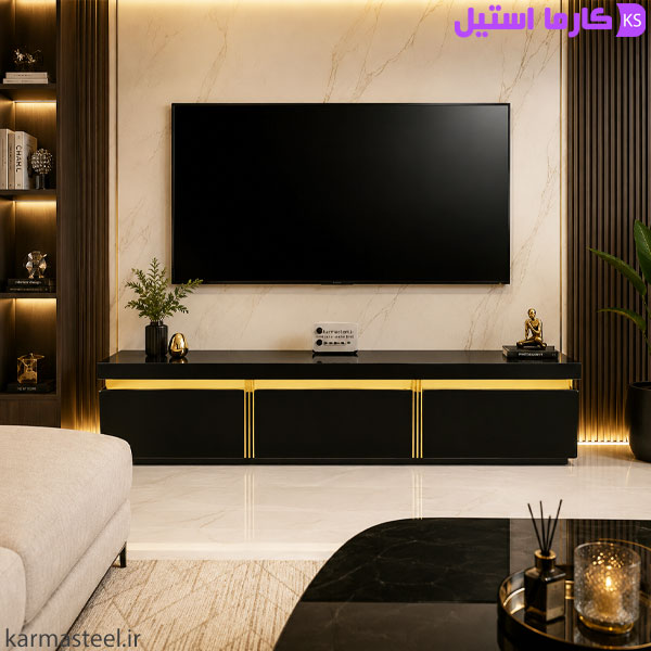 میز تلویزیون مدل دیانا در محیط خانه