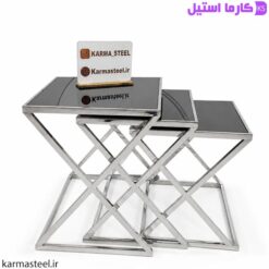 ست میز عسلی 3تایی مدل A03