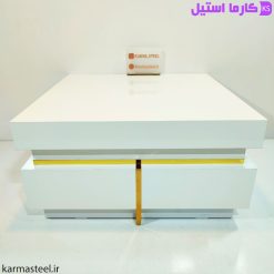 میز جلو مبلی مدل شینا رنگ سفید 02