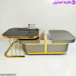 میز جلو مبلی یلدیز نقره ایی 01