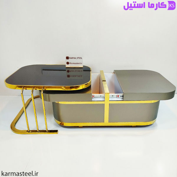 میز جلو مبلی یلدیز نقره ایی 01