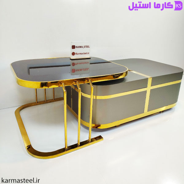 میز جلو مبلی یلدیز نقره ایی 03