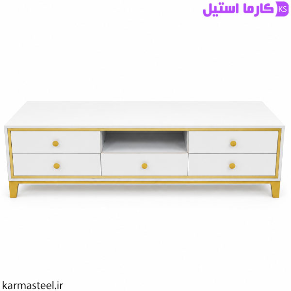 میز تلویزیون مدل زبرا سفید